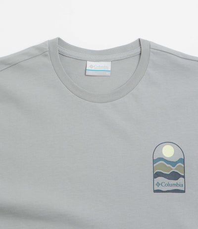 Columbia Explorers Canyon Back T-Shirt - Columbia Grey / Get Hiked