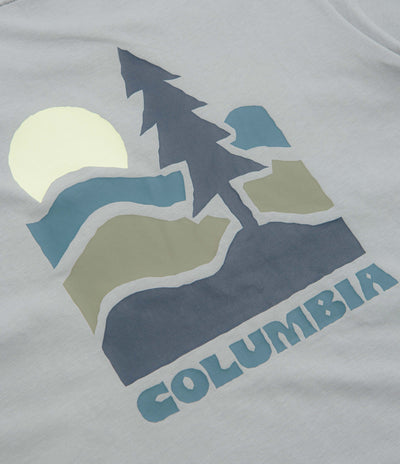 Columbia Explorers Canyon Back T-Shirt - Columbia Grey / Get Hiked