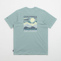 Columbia Explorers Canyon Back T-Shirt - Crushed Blue / Peaks and Waves thumbnail