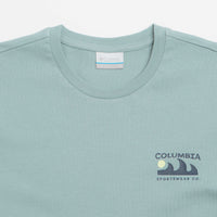 Columbia Explorers Canyon Back T-Shirt - Crushed Blue / Peaks and Waves thumbnail