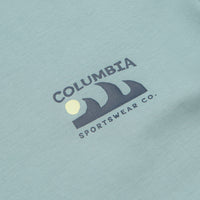 Columbia Explorers Canyon Back T-Shirt - Crushed Blue / Peaks and Waves thumbnail