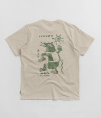 Columbia Explorers Canyon Back T-Shirt in Dark Stone and Bearly Tribe