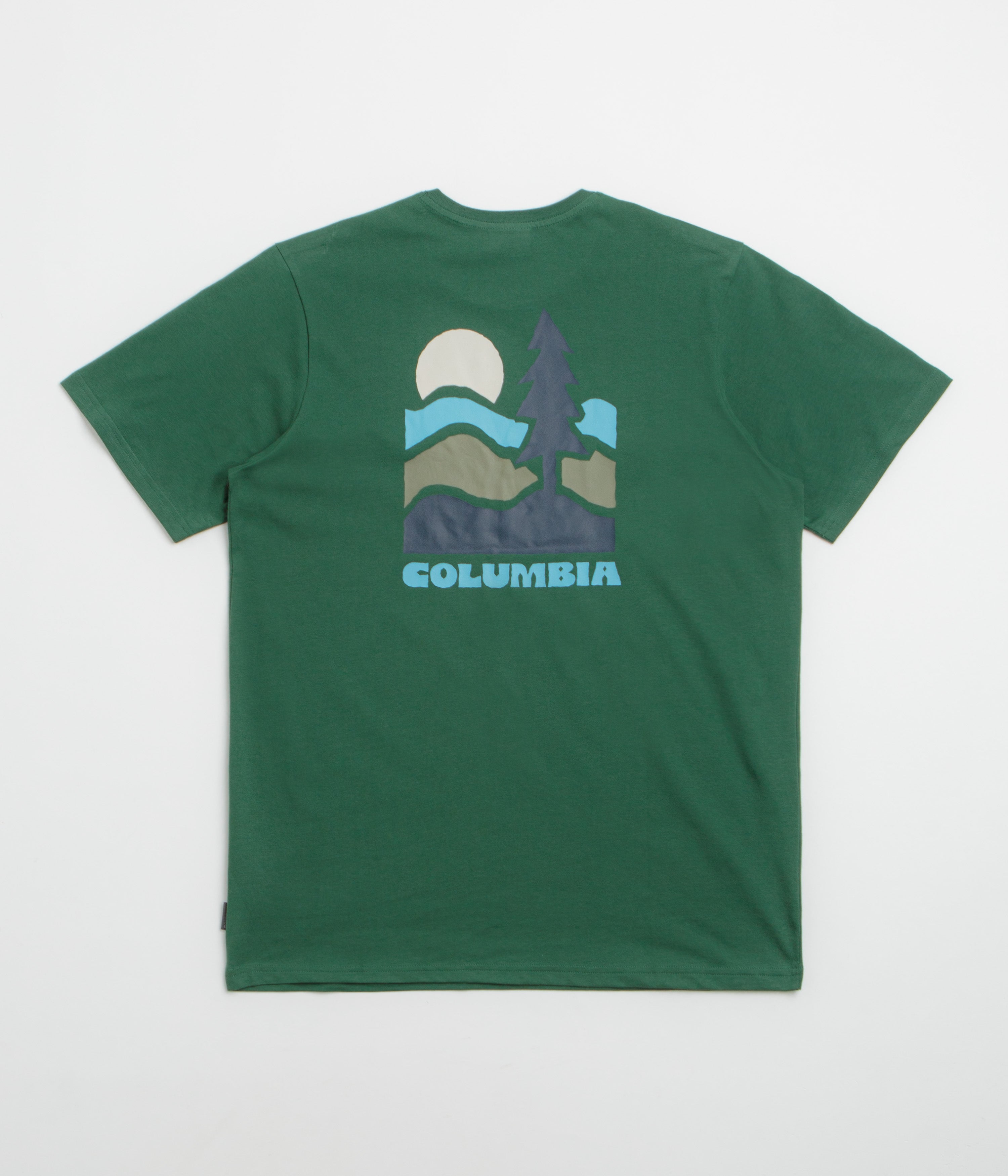 Columbia Explorers Canyon Back T-Shirt in Rain Forest and Get Hiked