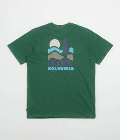 Columbia Explorers Canyon Back T-Shirt - Rain Forest / Get Hiked