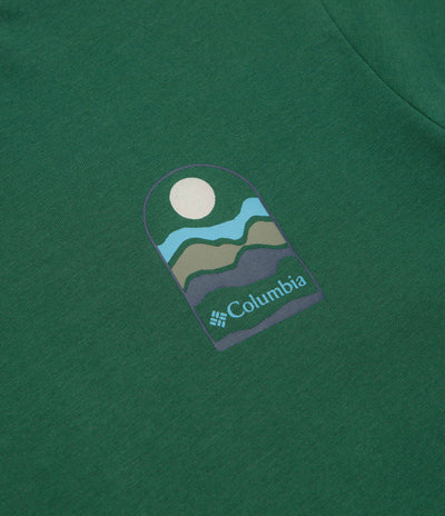 Columbia Explorers Canyon Back T-Shirt - Rain Forest / Get Hiked