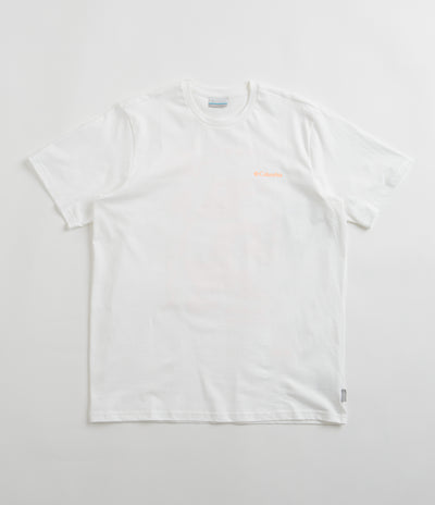 Columbia Explorers Canyon Back T-Shirt in White and Bearly Tribe