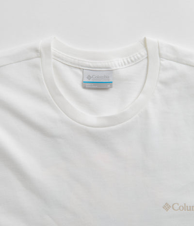 Columbia Explorers Canyon Back T-Shirt in White and Epicamp Graphic