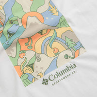 Columbia Explorers Canyon Back T-Shirt in White and Epicamp Graphic thumbnail