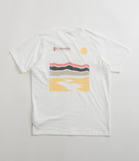 Columbia Explorers Canyon Back T-Shirt in White and Heritage Hills
