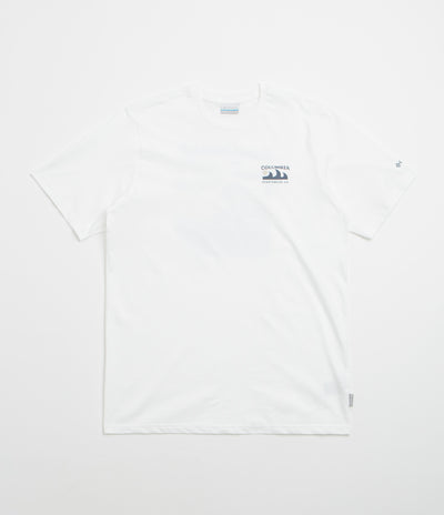 Columbia Explorers Canyon Back T-Shirt - White / Peaks and Waves