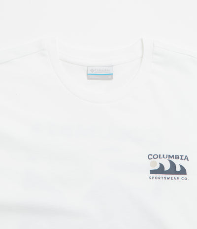 Columbia Explorers Canyon Back T-Shirt - White / Peaks and Waves