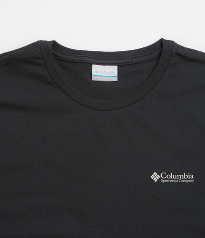 Columbia Explorers Canyon Long Sleeve T-Shirt - Black / Branded Blanket