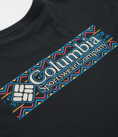 Columbia Explorers Canyon Long Sleeve T-Shirt - Black / Branded Blanket