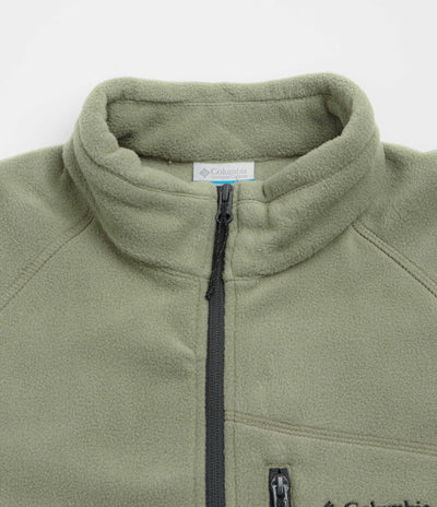 Columbia Fast Trek III Half Zip Fleece - Stone Green / Shark
