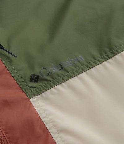 Columbia Flash Challenger Anorak in Dark Stone and Canteen / Auburn