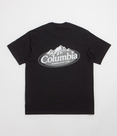 Columbia Heavyweight T-Shirt - Black / Snowy Peaks