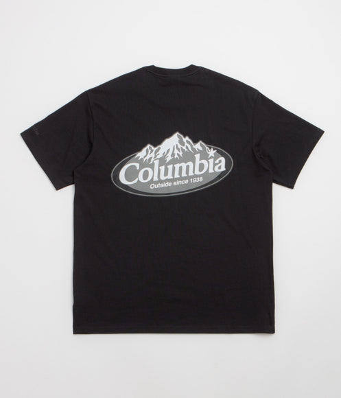 Columbia Heavyweight T-Shirt - Black / Snowy Peaks