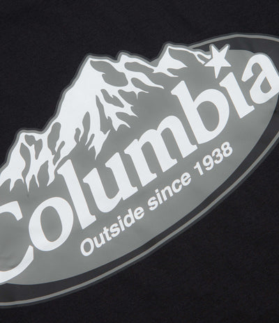 Columbia Heavyweight T-Shirt - Black / Snowy Peaks