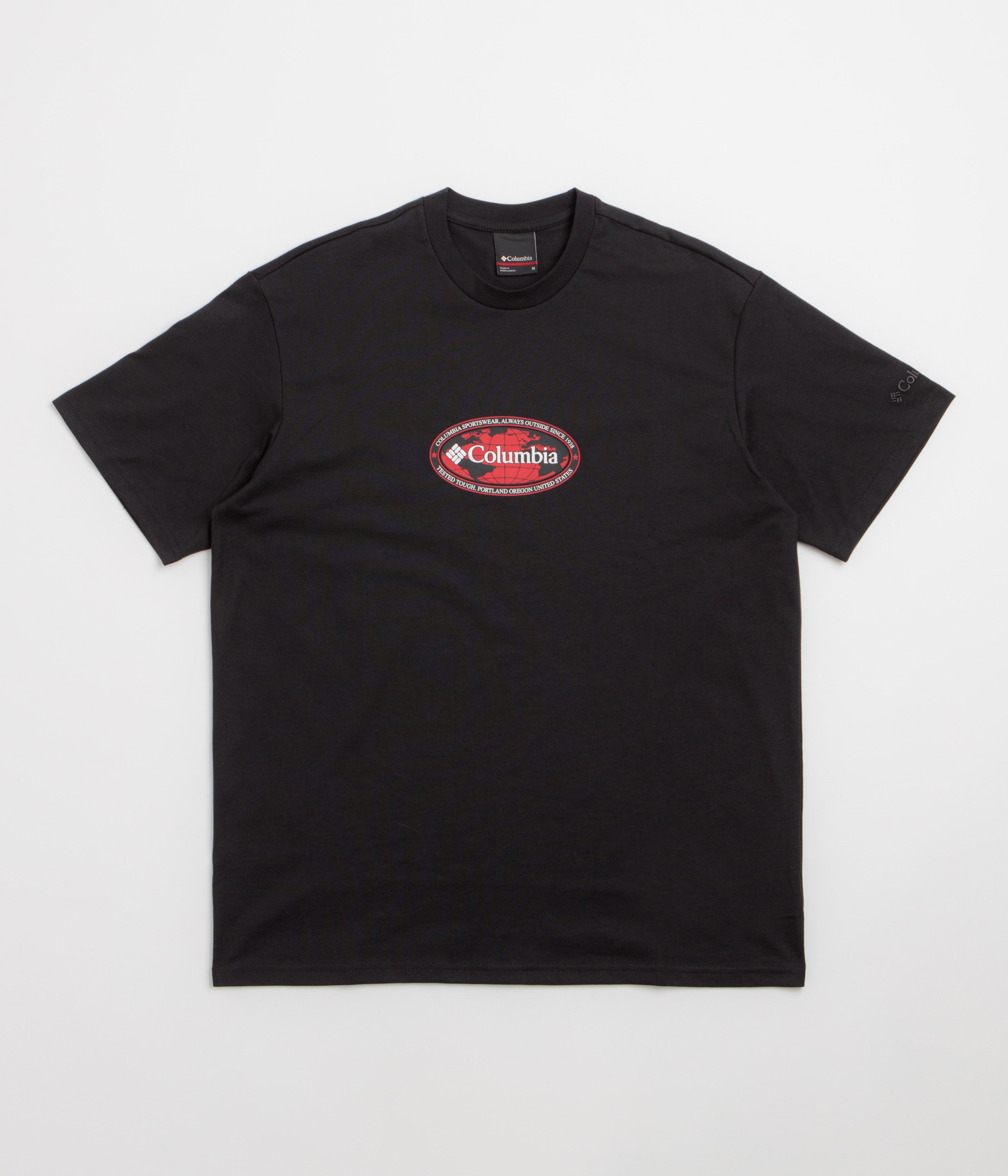 Columbia Street Tech Heavyweight T-Shirt - Black / Worldwide