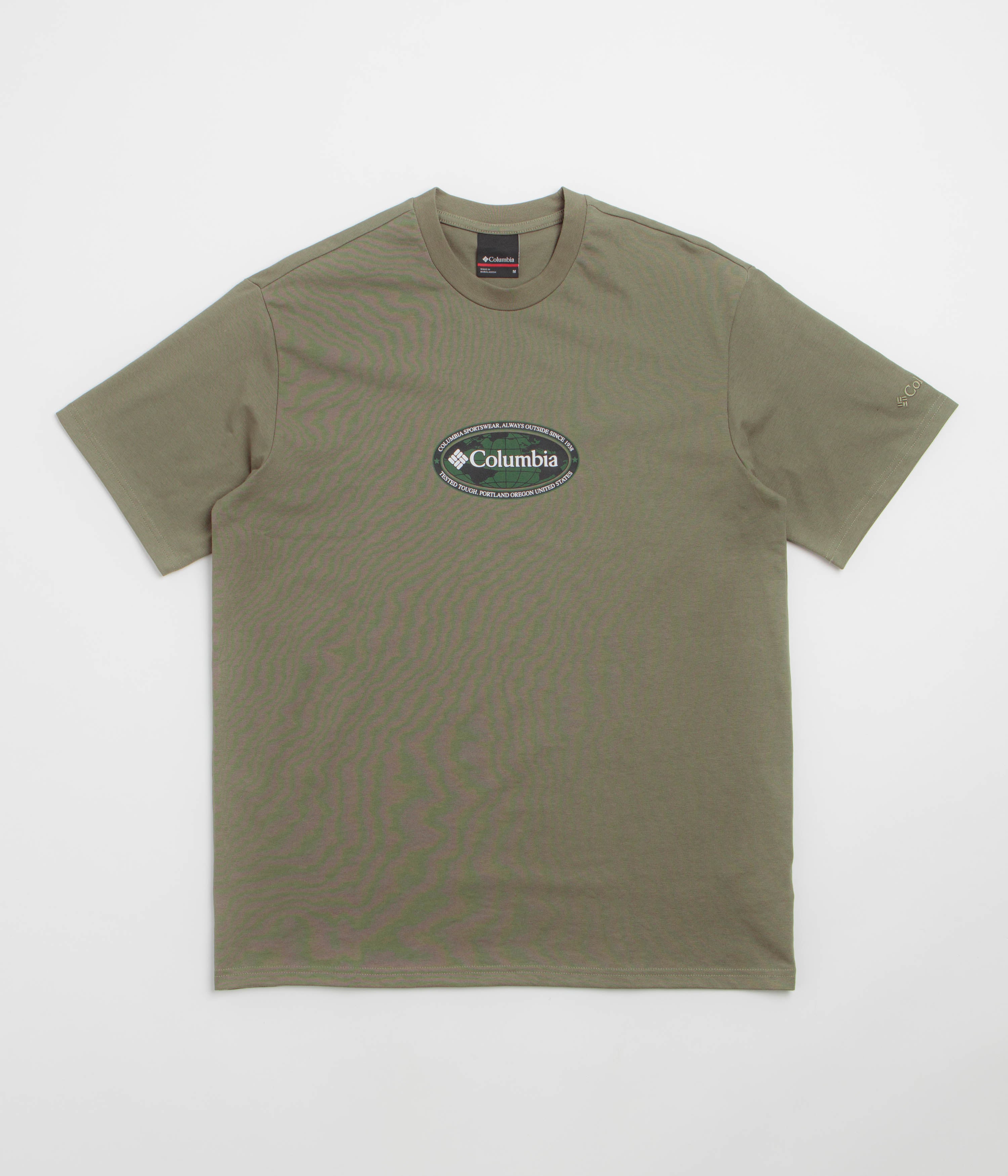 Columbia Street Tech Heavyweight T-Shirt - Stone Green / Worldwide