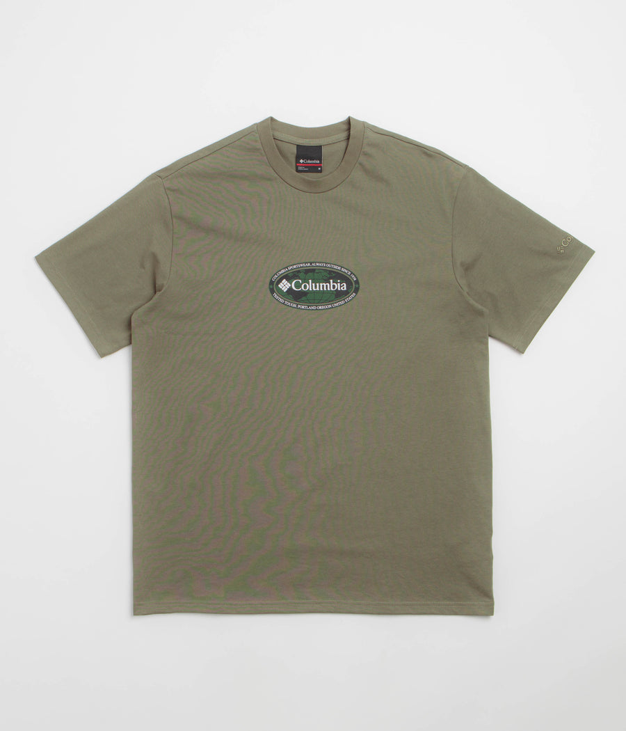 Columbia Street Tech Heavyweight T-Shirt - Stone Green / Worldwide