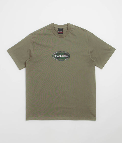 Columbia Heavyweight T-Shirt - Stone Green / Worldwide