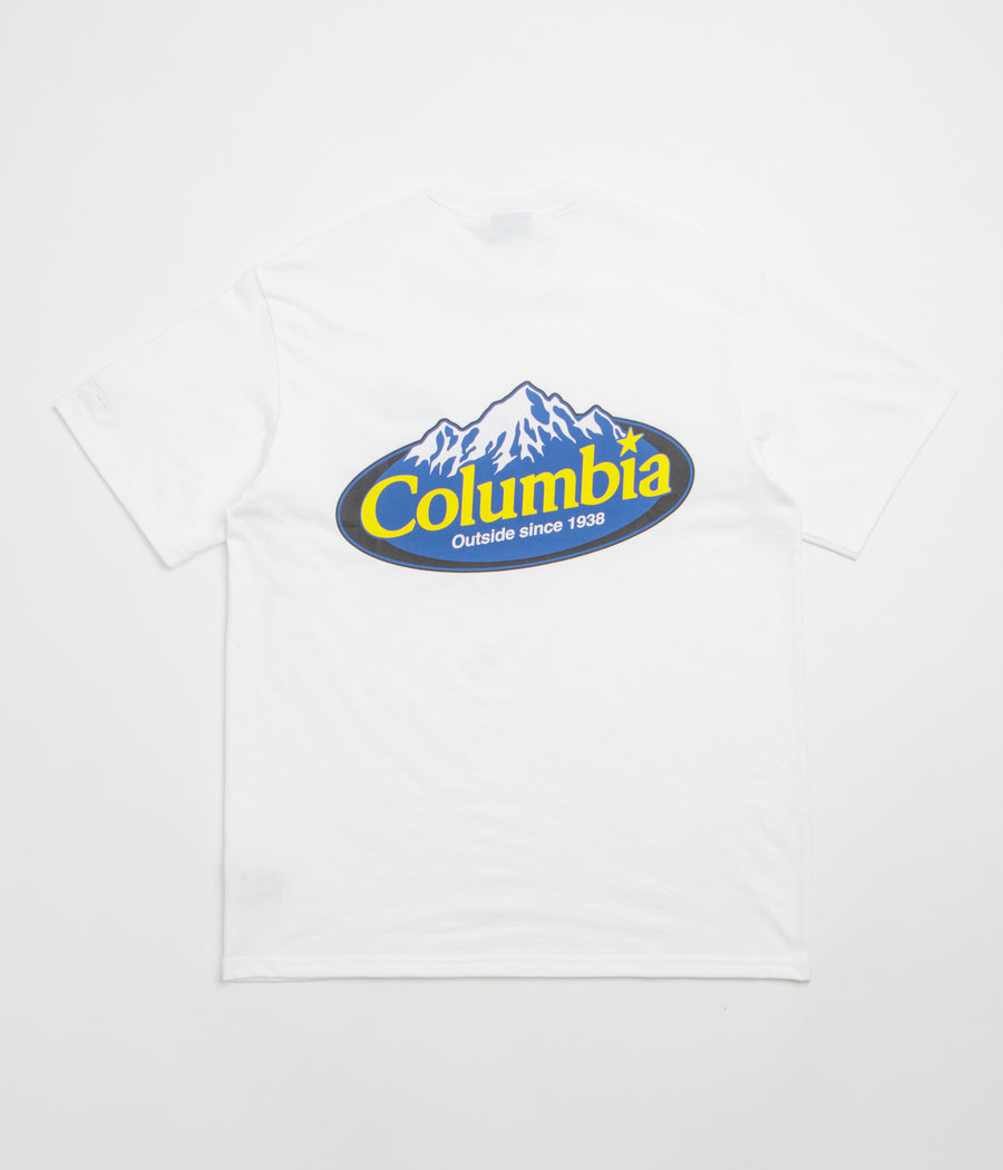 Columbia Street Tech Heavyweight T-Shirt - White / Snowy Peaks