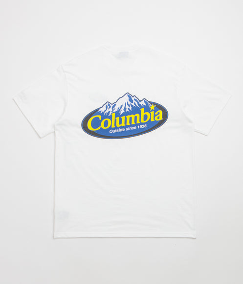 Columbia Heavyweight T-Shirt - White / Snowy Peaks
