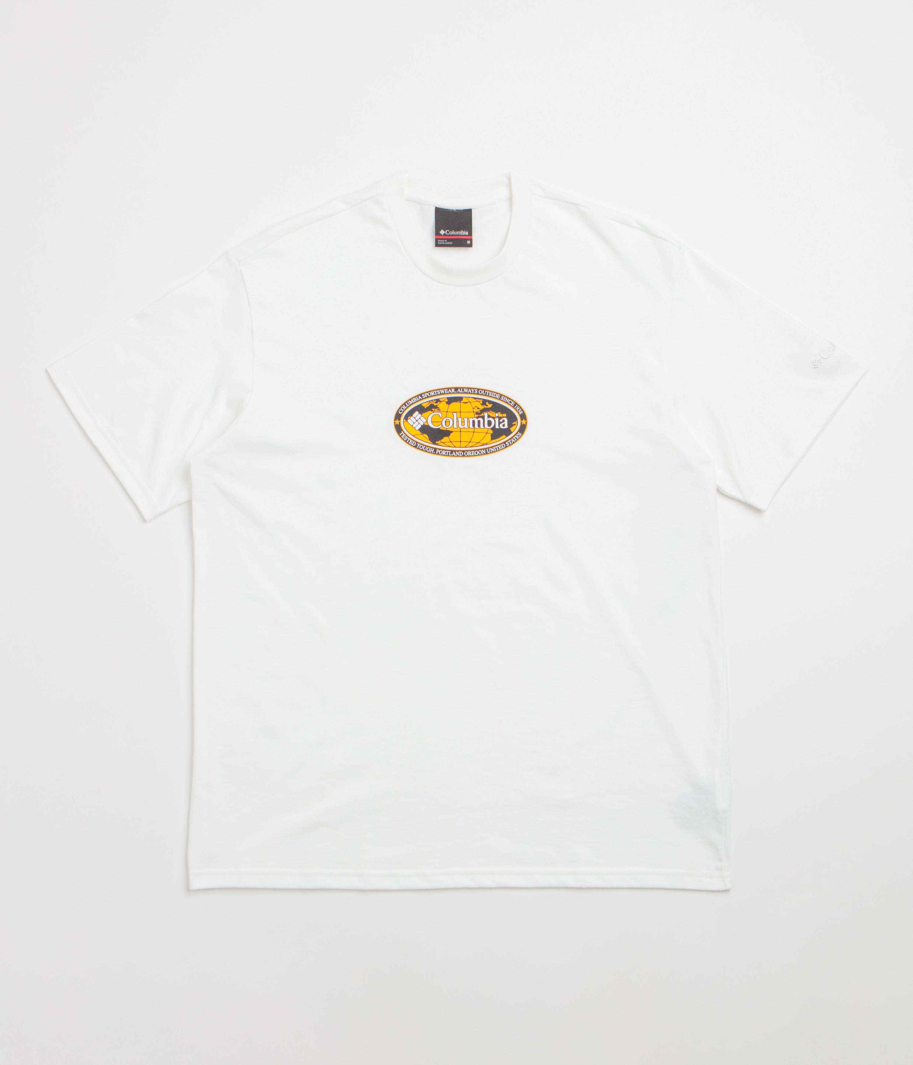 Columbia Heavyweight T-Shirt - White / Worldwide