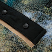 Columbia Helvetia Half Snap Fleece in Napa Green Chasing Falls Print and Black thumbnail