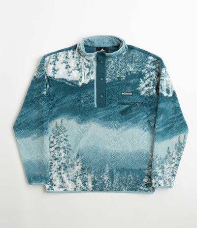 Columbia Helvetia Half Snap Fleece - Night Wave Solar Ski Print