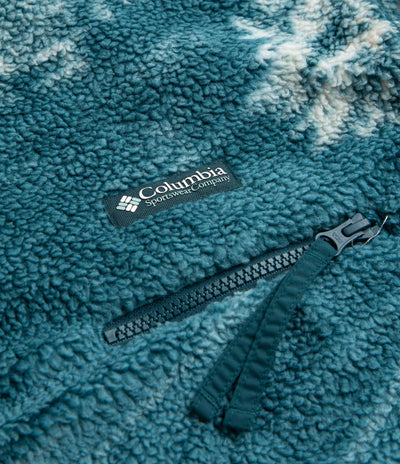 Columbia Helvetia Half Snap Fleece - Night Wave Solar Ski Print