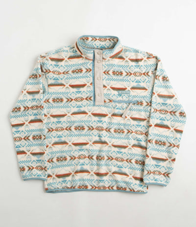 Columbia Helvetia Half Snap Fleece - Stone Blue Checkered Peaks Multi