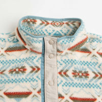 Columbia Helvetia Half Snap Fleece - Stone Blue Checkered Peaks Multi thumbnail