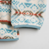 Columbia Helvetia Half Snap Fleece - Stone Blue Checkered Peaks Multi thumbnail