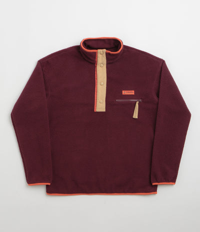 Columbia Helvetia II Half Snap Fleece - Rich Wine