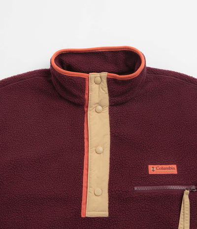 Columbia Helvetia II Half Snap Fleece - Rich Wine