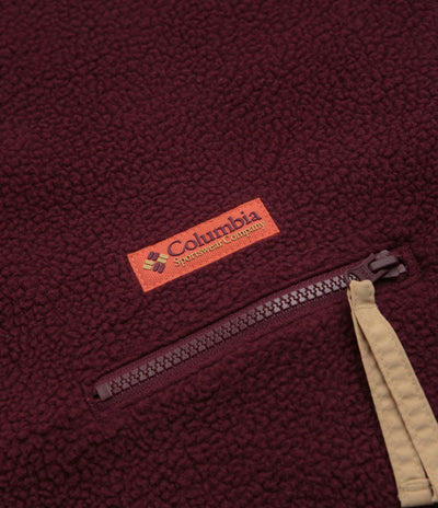 Columbia Helvetia II Half Snap Fleece - Rich Wine