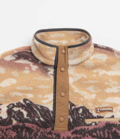 Columbia Helvetia II Printed Half Snap Fleece - Camel Brown / Sisters