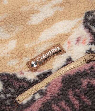 Columbia Helvetia II Printed Half Snap Fleece - Camel Brown / Sisters