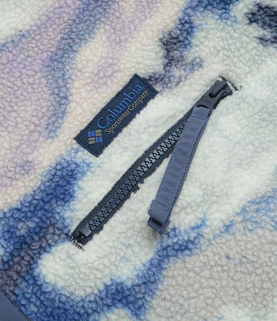 Columbia Helvetia II Printed Half Snap Fleece - Collegiate Navy / Dreaming