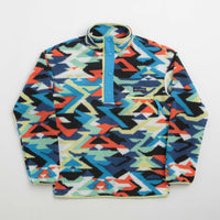 Columbia Helvetia II Printed Half Snap Fleece - Compass Blue / Reflections thumbnail
