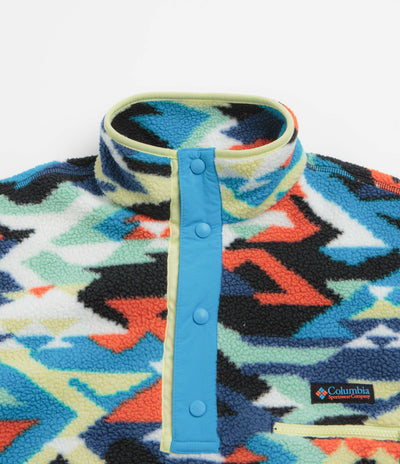 Columbia Helvetia II Printed Half Snap Fleece - Compass Blue / Reflections