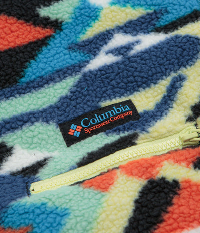 Columbia Helvetia II Printed Half Snap Fleece - Compass Blue / Reflections