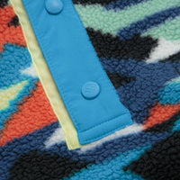 Columbia Helvetia II Printed Half Snap Fleece - Compass Blue / Reflections thumbnail