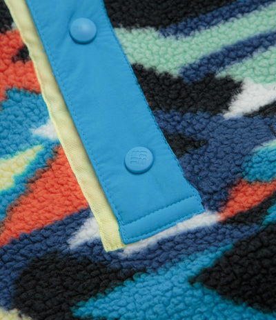 Columbia Helvetia II Printed Half Snap Fleece - Compass Blue / Reflections