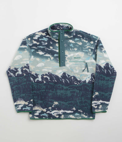 Columbia Helvetia II Printed Half Snap Fleece - Crushed Blue / Sisters