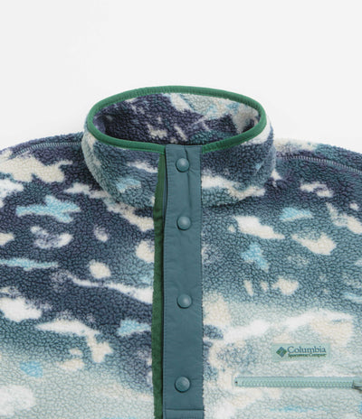 Columbia Helvetia II Printed Half Snap Fleece - Crushed Blue / Sisters