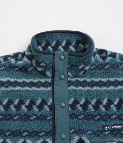 Columbia Helvetia II Printed Half Snap Fleece - Everblue / KnitKnot