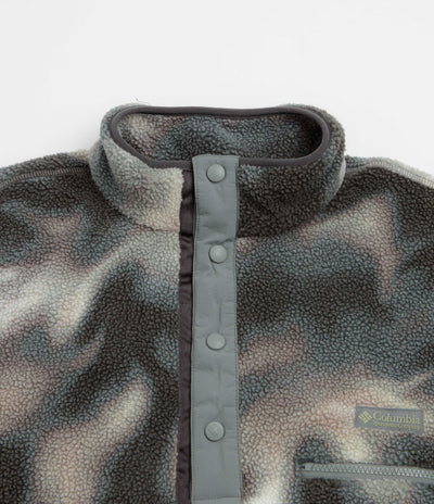 Columbia Helvetia II Printed Half Snap Fleece - Iron / Topoglitch
